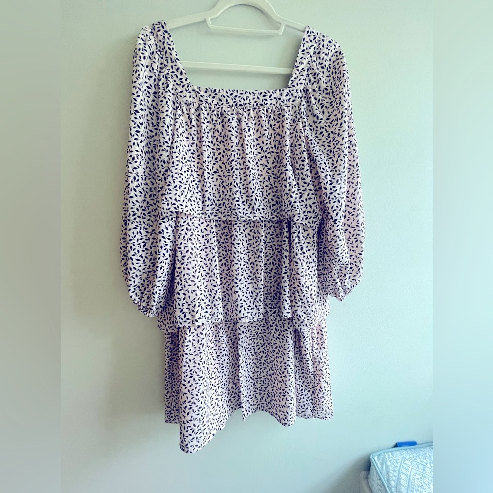 Ruffled tiered dress